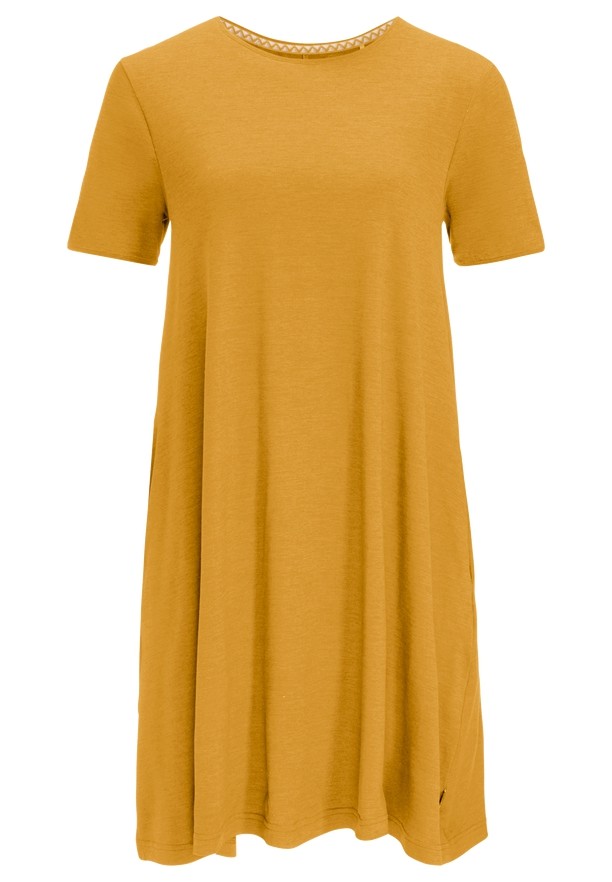 Yellow Women Jack Wolfskin Travel Dress | 68087853